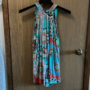 Pink Lily Summer Halter Top Romper